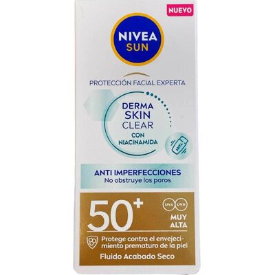 NIVEA Sun Derma Skin Clear Spf50 40 ml NIVEA Sun Derma Skin Clear Spf50 40 ml