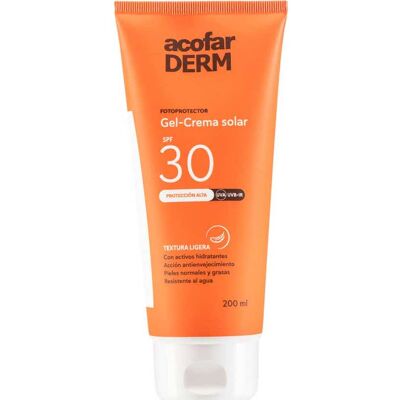 Acofarderm Gel Crema Solar Spf 30 200ml Acofarderm Gel Crema Solar Spf 30 200ml
