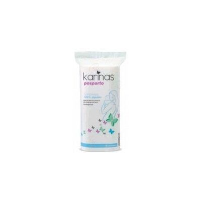Compresas Postparto Karinas - Absorbentes Anatómicas Compresas Postparto Karinas - Absorbentes Anatómicas