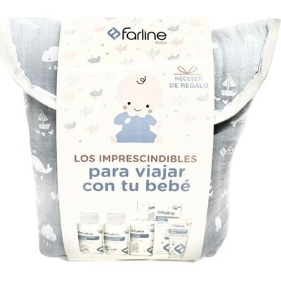 Farline Pack Neceser Viaje Bebé gris Farline Pack Neceser Viaje Bebé gris