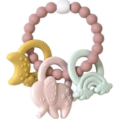 Saro Baby Ele-Fun Rosa Mordedor - Mordedor Saro Baby Ele-Fun Rosa Mordedor - Mordedor