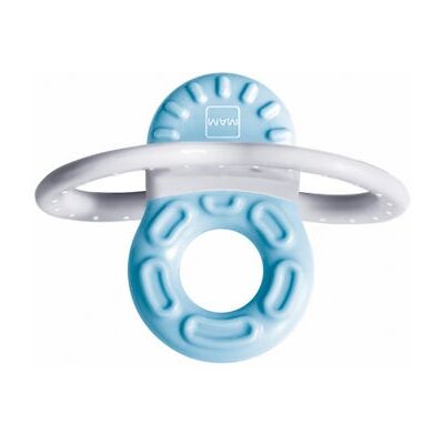 MAM Mordedor Mini Bite & Relax Fase 1 +2M Azul 1ud MAM Mordedor Mini Bite & Relax Fase 1 +2M Azul 1ud