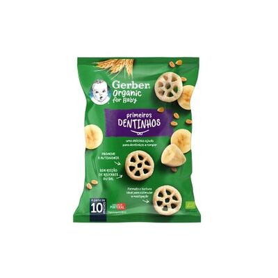 Gerber Organic Primeiros Dentinhos +10M 28g Gerber Organic Primeiros Dentinhos +10M 28g