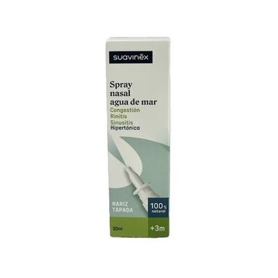 Suavinex Spray Nasal Agua Mar Nariz Tapada +3M 30 ml Suavinex Spray Nasal Agua Mar Nariz Tapada +3M 30 ml