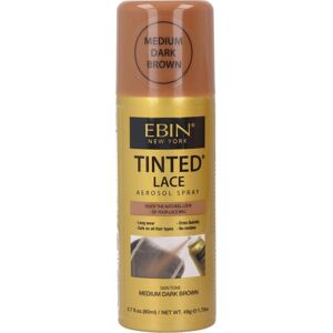 Ebin New York Tinted Lace Spray Medium Dark Brown 80ml Ebin New York Tinted Lace Spray Medium Dark Brown 80ml