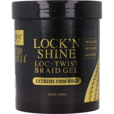 Ebin New York Braid Formula Lock'N Shine gel 480 ml Ebin New York Braid Formula Lock'N Shine gel 480 ml