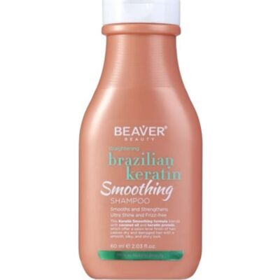 Beaver Beauty Brazilian Keratin Champú Alisador 60ml Beaver Beauty Brazilian Keratin Champú Alisador 60ml