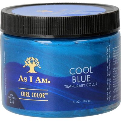 As I Am - Curl Color - Cool Blue - Semi-permanent - Color de pelo As I Am - Curl Color - Cool Blue - Semi-permanent - Color de pelo