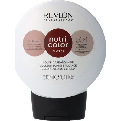 Revlon Nutri Color Marrón Perla Cobriza - Mascarilla de color Revlon Nutri Color Marrón Perla Cobriza - Mascarilla de color