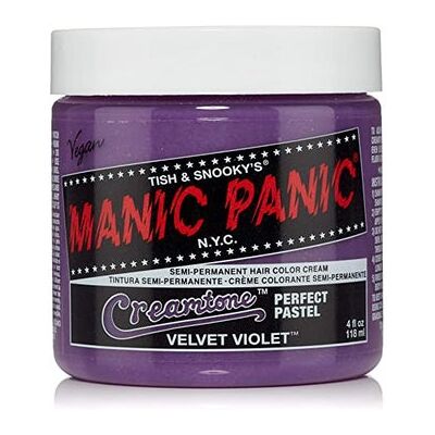 Coloración semipermanente Velvet Violet de Manic Panic - Producto para el cabello Coloración semipermanente Velvet Violet de Manic Panic - Producto para el cabello