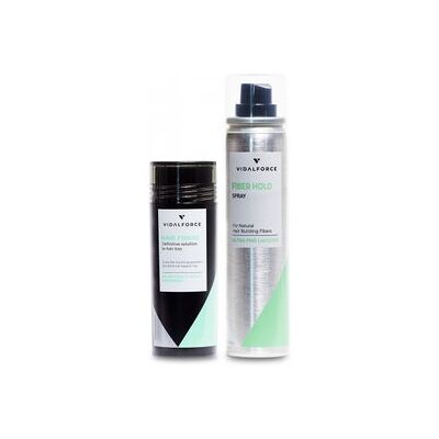 VIDALFORCE - Pack Fibra Capilar - Varios Colores - Fijador - Hair fiber kit VIDALFORCE - Pack Fibra Capilar - Varios Colores - Fijador - Hair fiber kit