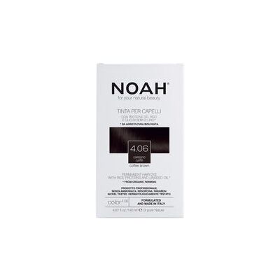 Coloración Permanente Noah - Marrón Café - Fórmula Natural Sin Amoníaco Coloración Permanente Noah - Marrón Café - Fórmula Natural Sin Amoníaco