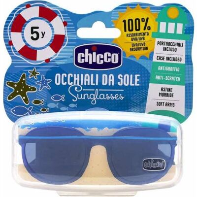 Gafas de Sol Infantiles Chicco Azul Verde - Protección UV, Marco Flexible, Lentes Resistentes a Arañazos Gafas de Sol Infantiles Chicco Azul Verde - Protección UV, Marco Flexible, Lentes Resistentes a Arañazos