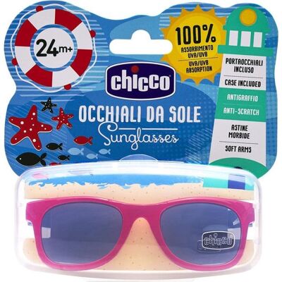 Chicco gafas de Sol 24 M+ Rojo Transpartente 1 ud Chicco gafas de Sol 24 M+ Rojo Transpartente 1 ud
