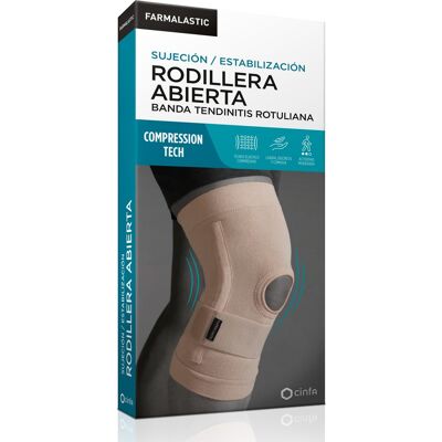Innova Farmalastic Rodillera Abierta Compression Tech Talla Pequeña Innova Farmalastic Rodillera Abierta Compression Tech Talla Pequeña