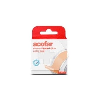 ACOFAR Esparadrapo Tejido Color Piel 5 X2,5 cm 1 ud ACOFAR Esparadrapo Tejido Color Piel 5 X2,5 cm 1 ud