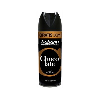 Babaria Deodorant Body Spray Homens De Chocolate 200ml Babaria Deodorant Body Spray Homens De Chocolate 200ml