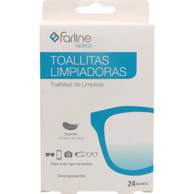 Farline Toallitas Limpiagafas 24 uds Farline Toallitas Limpiagafas 24 uds