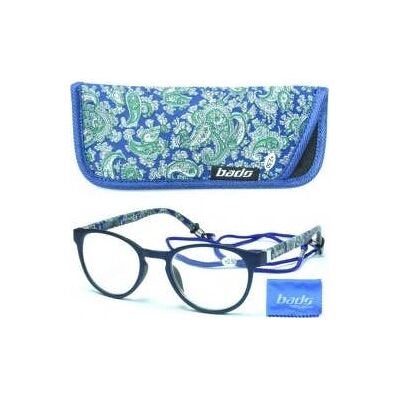 BADS gafas de Lectura Patilla Flores Azul 3.50 1 ud BADS gafas de Lectura Patilla Flores Azul 3.50 1 ud