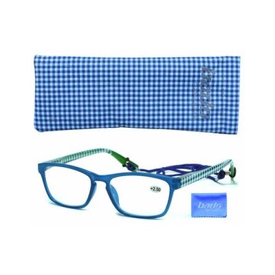 BADS gafas Ref166 Az250 Cuadros Azules +2.50 1 ud BADS gafas Ref166 Az250 Cuadros Azules +2.50 1 ud