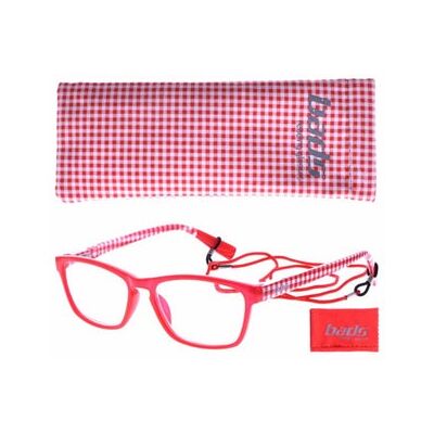 BADS gafas Ref166 Ro250 Cuadros Rojos +2.50 1 ud BADS gafas Ref166 Ro250 Cuadros Rojos +2.50 1 ud