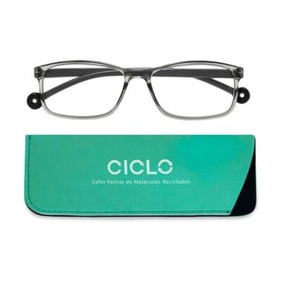 Ciclo Gafas Castellana Gris Transparente +3,00 1ud Ciclo Gafas Castellana Gris Transparente +3,00 1ud