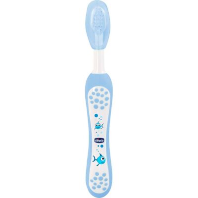 Chicco Cepillo Dental Infantil de Cerdas Suaves Azul 6 M+ 1 ud Chicco Cepillo Dental Infantil de Cerdas Suaves Azul 6 M+ 1 ud