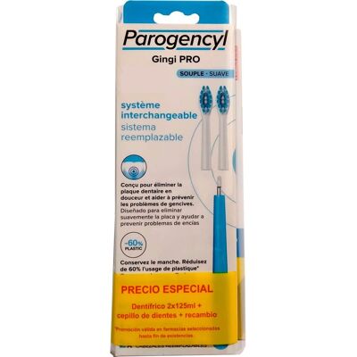 Parogencyl Pack Dentífrico 2x125 ml + Cepillo + Recarga Parogencyl Pack Dentífrico 2x125 ml + Cepillo + Recarga