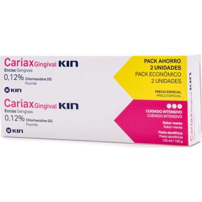 Kin Cariax Gingival Pasta 2x125 ml Kin Cariax Gingival Pasta 2x125 ml