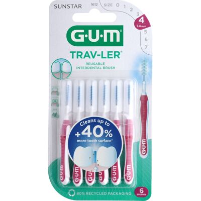 Cepillo Interdental de Viaje Gum Modelo 1612 - Cepillo Interdental Cepillo Interdental de Viaje Gum Modelo 1612 - Cepillo Interdental