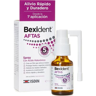 Spray de aftas Isdin Bexident - Alivio de aftas bucales Spray de aftas Isdin Bexident - Alivio de aftas bucales