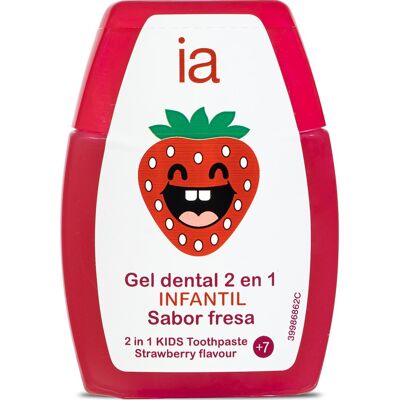 INTERAPOTHEK Gel Dental Infantil 2 En 1 Fresa 75 ml INTERAPOTHEK Gel Dental Infantil 2 En 1 Fresa 75 ml