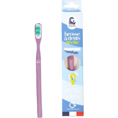 Lamazuna Cepillo de Dientes Medio Lila 1 ud Lamazuna Cepillo de Dientes Medio Lila 1 ud