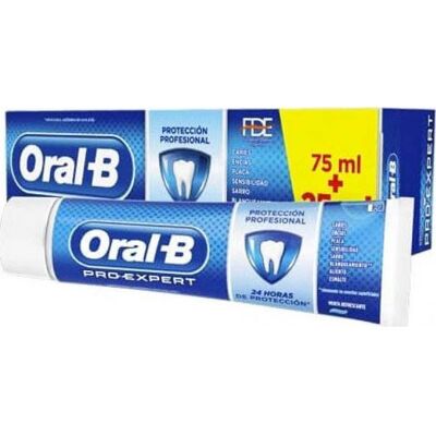 Oral-B Pro Expert Pasta dentífrica protección profesional 75ml + 25ml Oral-B Pro Expert Pasta dentífrica protección profesional 75ml + 25ml
