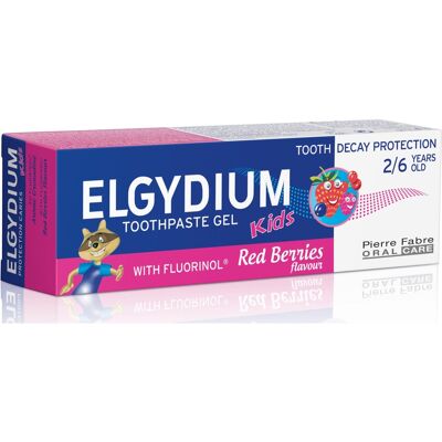 Elgydium Kids Red Fruits Toothpaste Gel 2-6 Years 50ml Elgydium Kids Red Fruits Toothpaste Gel 2-6 Years 50ml