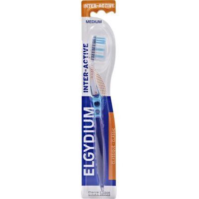 Elgydium Inter-Active Cepillo de Dientes Medio 1 ud Elgydium Inter-Active Cepillo de Dientes Medio 1 ud