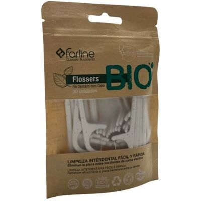 Farline Flossers Dentales Bio 30 uds Farline Flossers Dentales Bio 30 uds