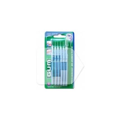 Gum - Cepillo interdental - Bidireccional, 0,9mm, 6 unidades Gum - Cepillo interdental - Bidireccional, 0,9mm, 6 unidades