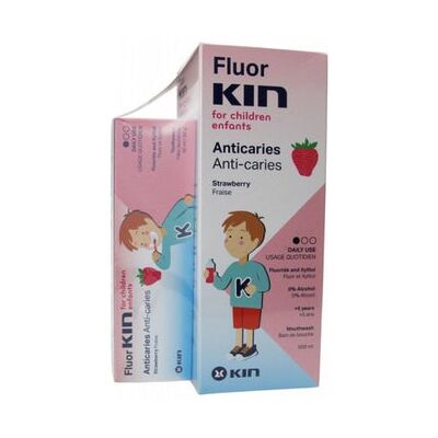 Kin Flúor Infantil 500 ml + Pasta 50 ml Kin Flúor Infantil 500 ml + Pasta 50 ml