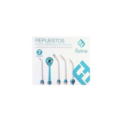 Farline Repuesto Irrigador Dental 7 uds Farline Repuesto Irrigador Dental 7 uds