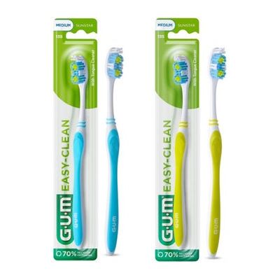 Cepillo de dientes Gum Easy Clean - Limpieza profunda - Empaque ecológico Cepillo de dientes Gum Easy Clean - Limpieza profunda - Empaque ecológico