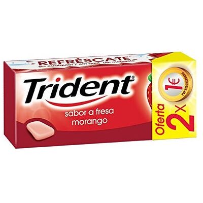 Trident Chicle Fresa Morango Trident Chicle Fresa Morango