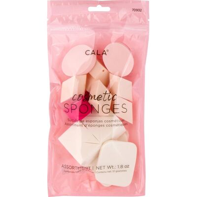 Cala Cosmetic Sponges Assortment 51 g Cala Cosmetic Sponges Assortment 51 g