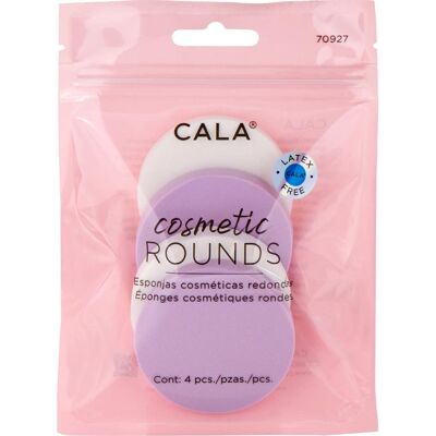 Cala Cosmetic Sponges Rounds 4 uds Cala Cosmetic Sponges Rounds 4 uds