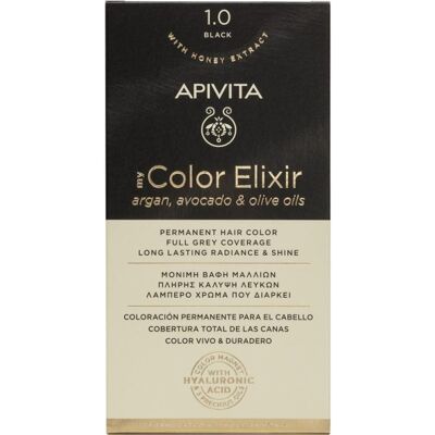 Apivita tinte permanente tono 1 negro 1ud Apivita tinte permanente tono 1 negro 1ud