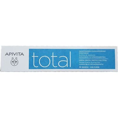 Apivita crema dental total hierbabuena 75ml Apivita crema dental total hierbabuena 75ml