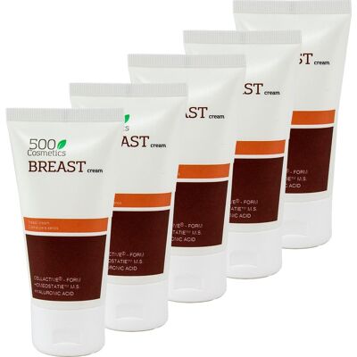 500 COSMETICS Breast Cream Crema para Aumento Senos 5 X100 ml 500 COSMETICS Breast Cream Crema para Aumento Senos 5 X100 ml