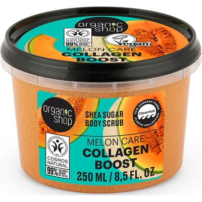 Organic Shop Melon Care Collagen Boost Body Scrub 250ml Organic Shop Melon Care Collagen Boost Body Scrub 250ml