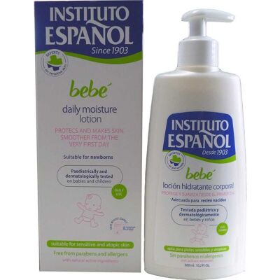 Instituto Español Bebé Loción Corporal Hidratante Recién Nacido 300 ml Instituto Español Bebé Loción Corporal Hidratante Recién Nacido 300 ml