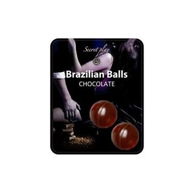 SECRET PLAY Set 2 Brazilian Balls Aroma Chocolate 8gr SECRET PLAY Set 2 Brazilian Balls Aroma Chocolate 8gr